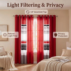 Red & Black Geometric Chevron bedspread and curtain set - matching curtain panels